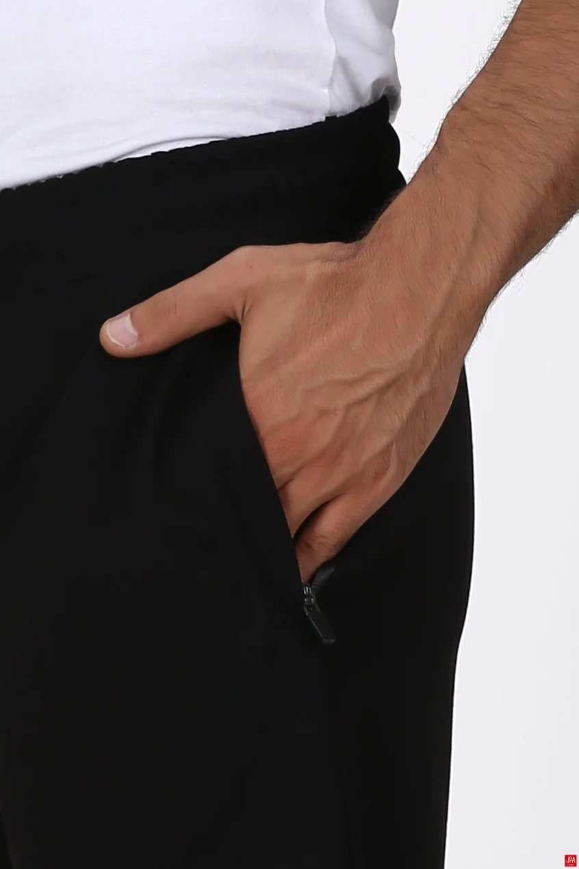 شلوار اسلش مردانه مشکی جی پی ای JPA کد 02474