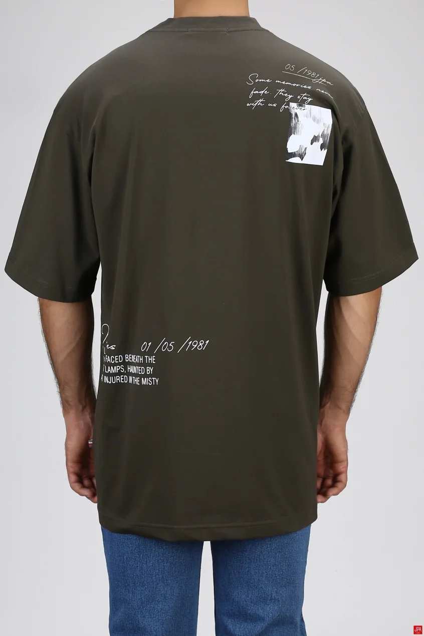 تی شرت مردانه مشکی جی پی ای JPA کد 03045