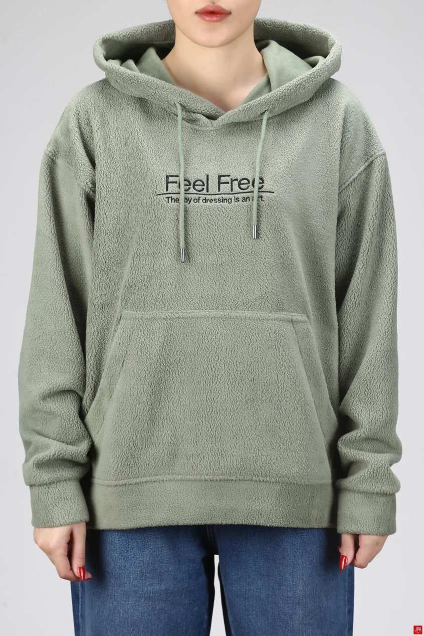 هودی زنانه مشکی جی پی ای JPA کد 02472