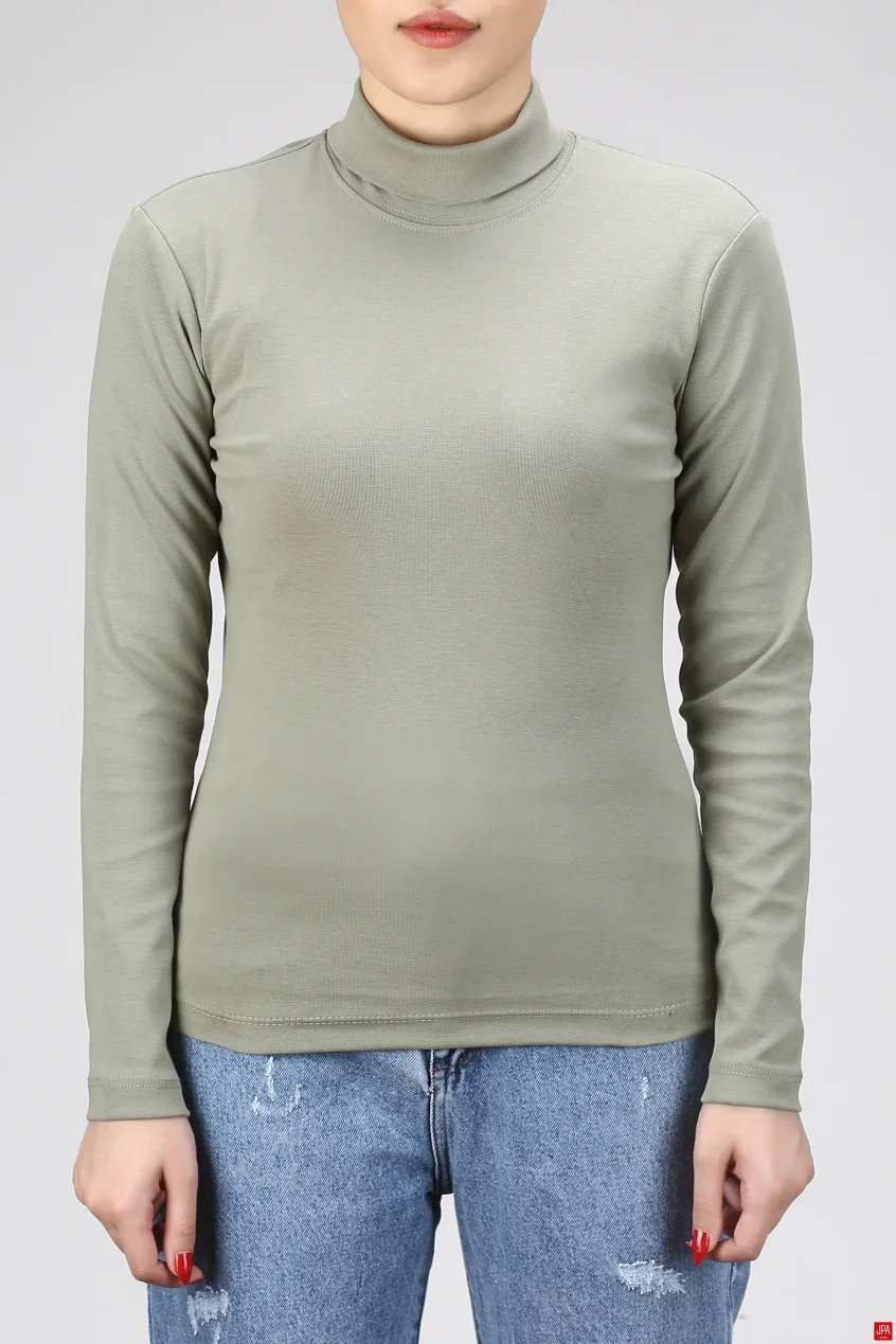 بلوز زنانه یقه اسکی اسلیم جی پی ای JPA کد 03064