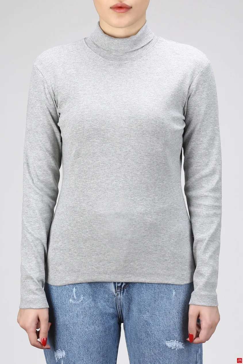 بلوز زنانه یقه اسکی اسلیم جی پی ای JPA کد 03064