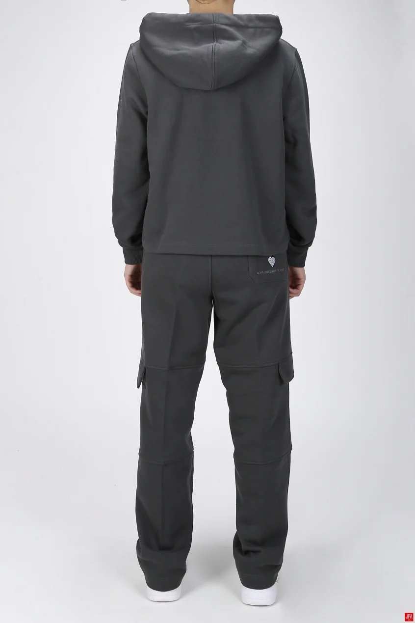 ست سویشرت و شلوار زنانه دورس مشکی جی پی ای JPA کد 03086