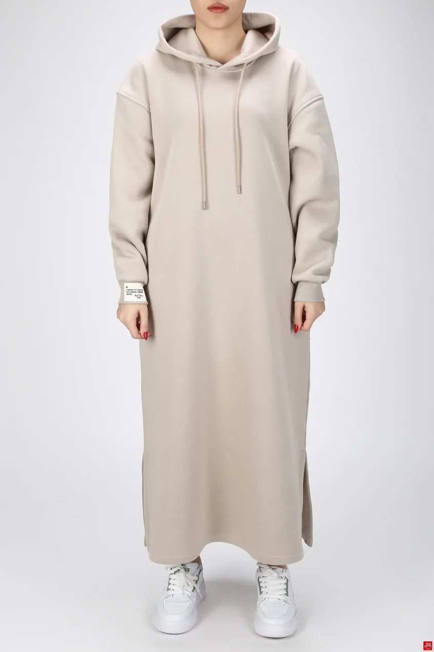 هودی زنانه دورس کلاهدار مشکی جی پی ای JPA کد 03128