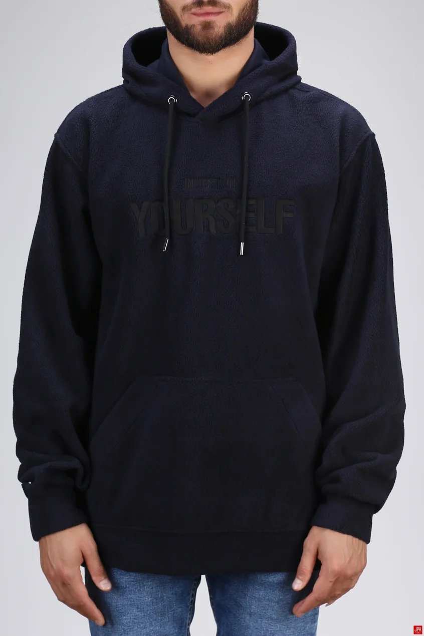 هودی مردانه کلاهدار مشکی جی پی ای JPA کد 02465