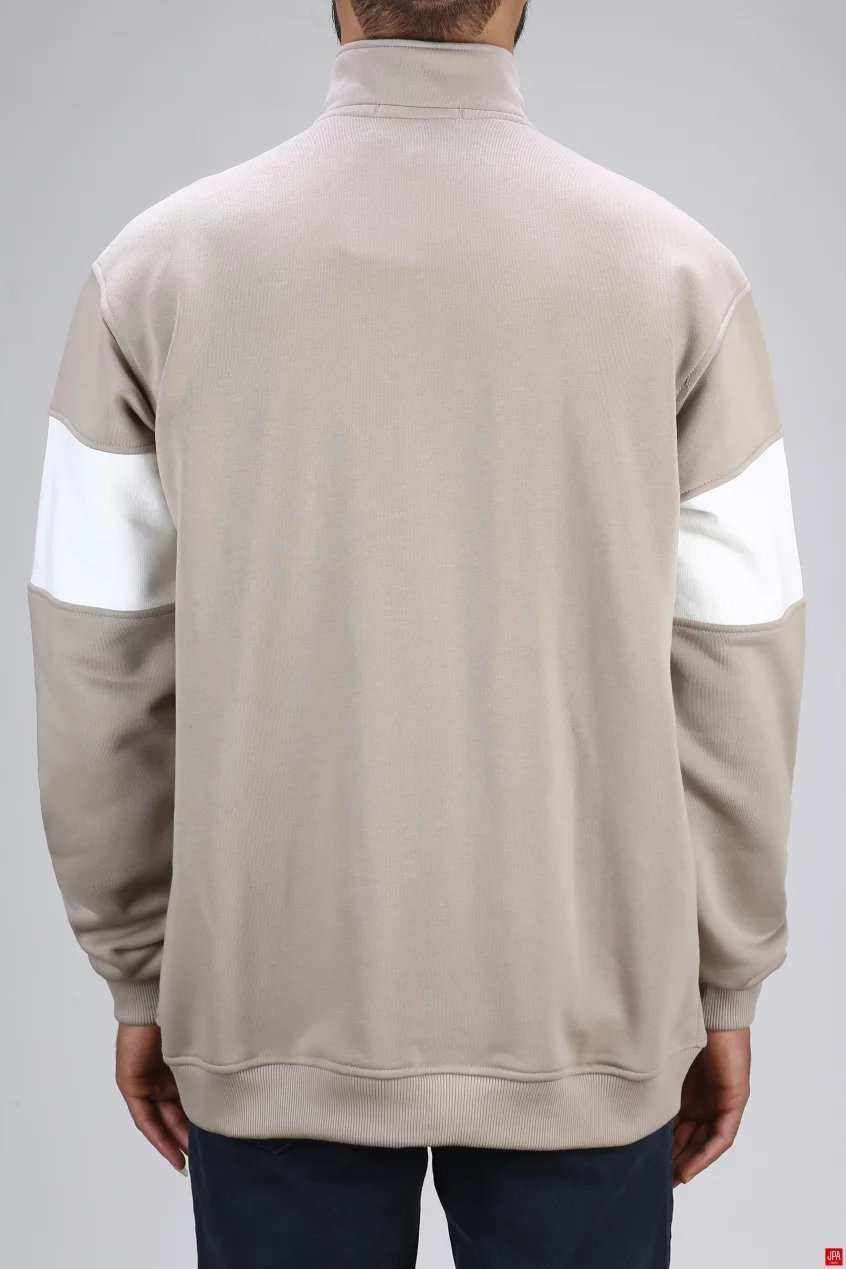 بلوز مردانه دورس نیم زیپ مشکی جی پی ای JPA کد 03107