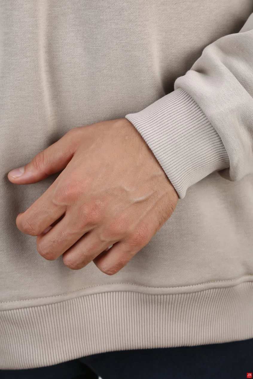 بلوز مردانه دورس نیم زیپ مشکی جی پی ای JPA کد 03107