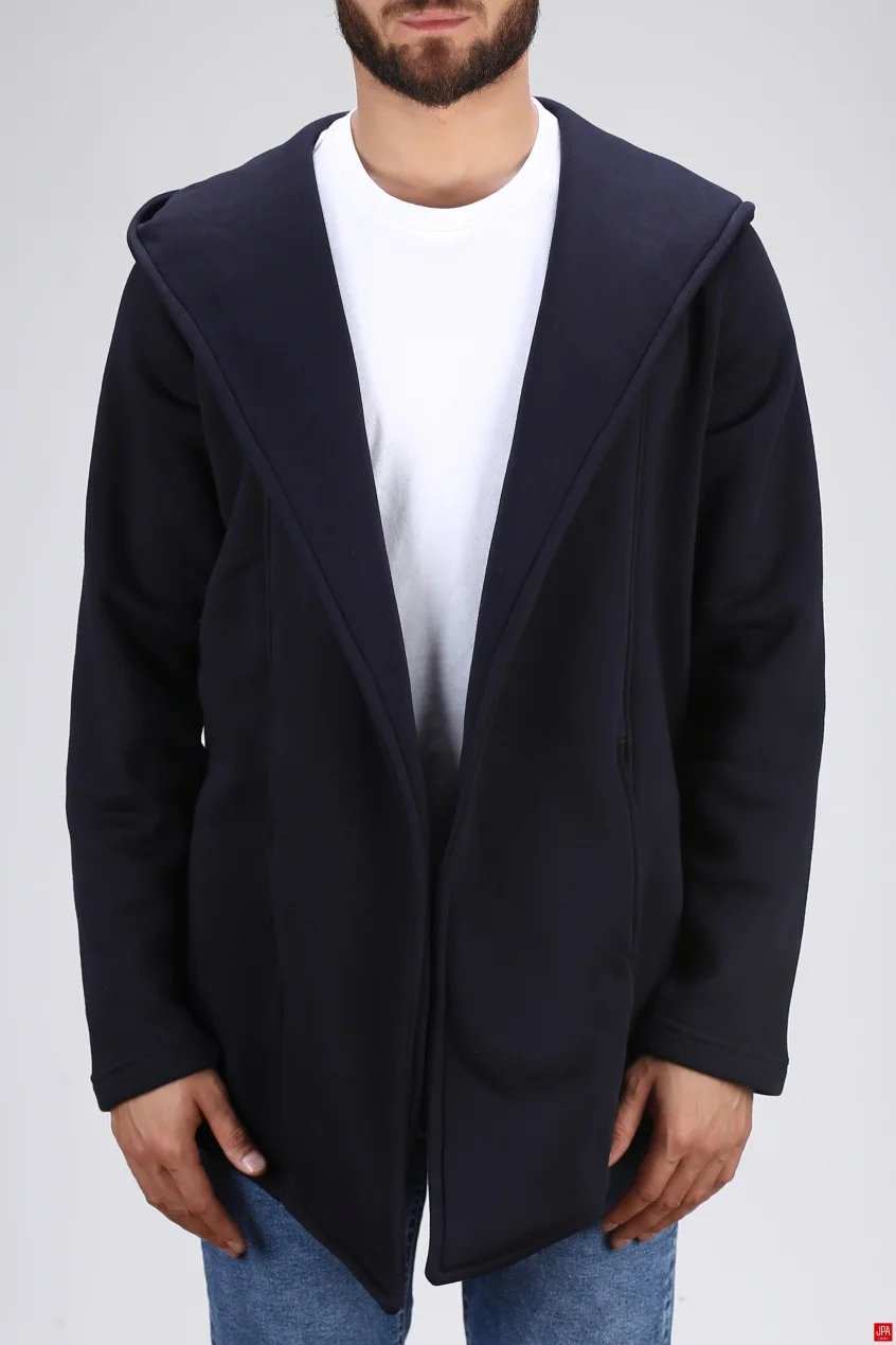 سویشرت مردانه کلاهدار مشکی جی پی ای JPA کد 03125