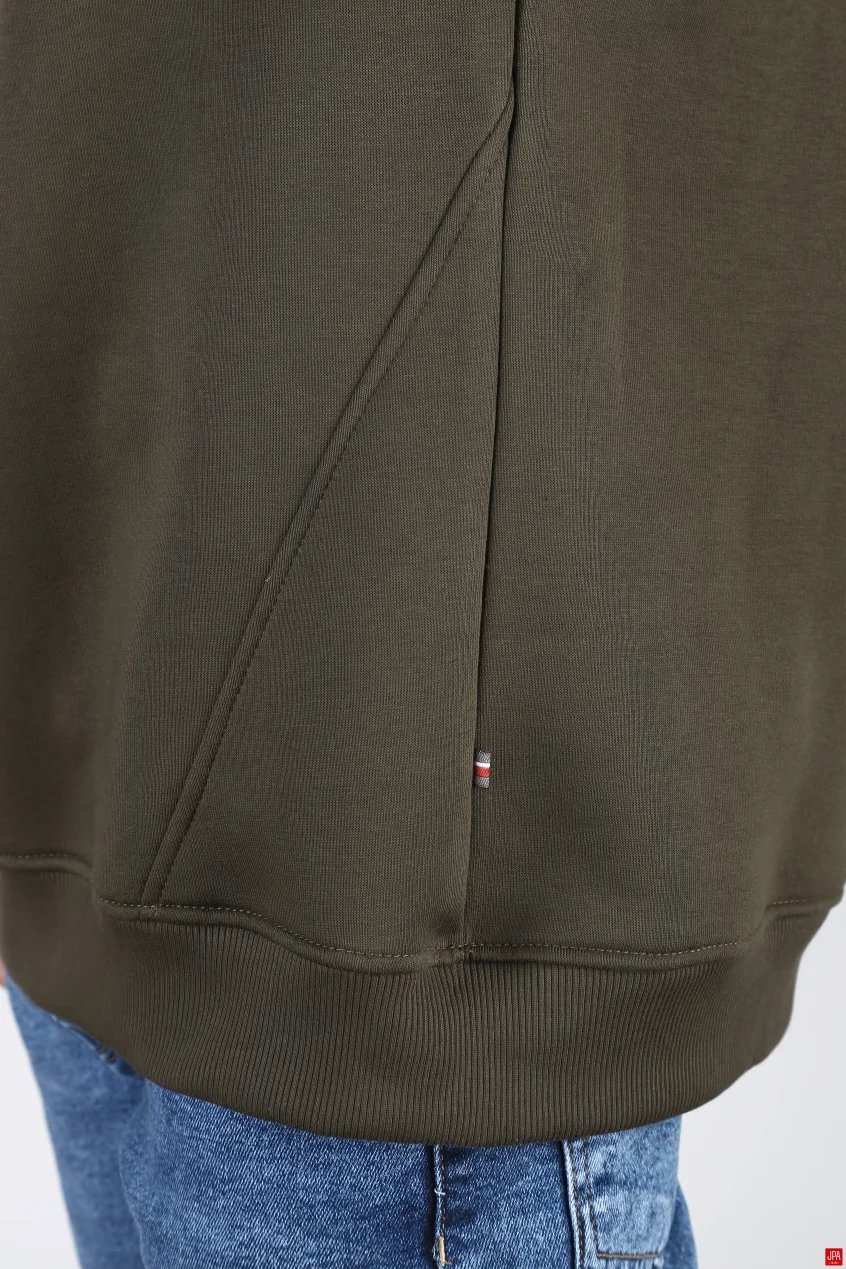 بلوز مردانه دورس نیم زیپ مشکی جی پی ای JPA کد 03114