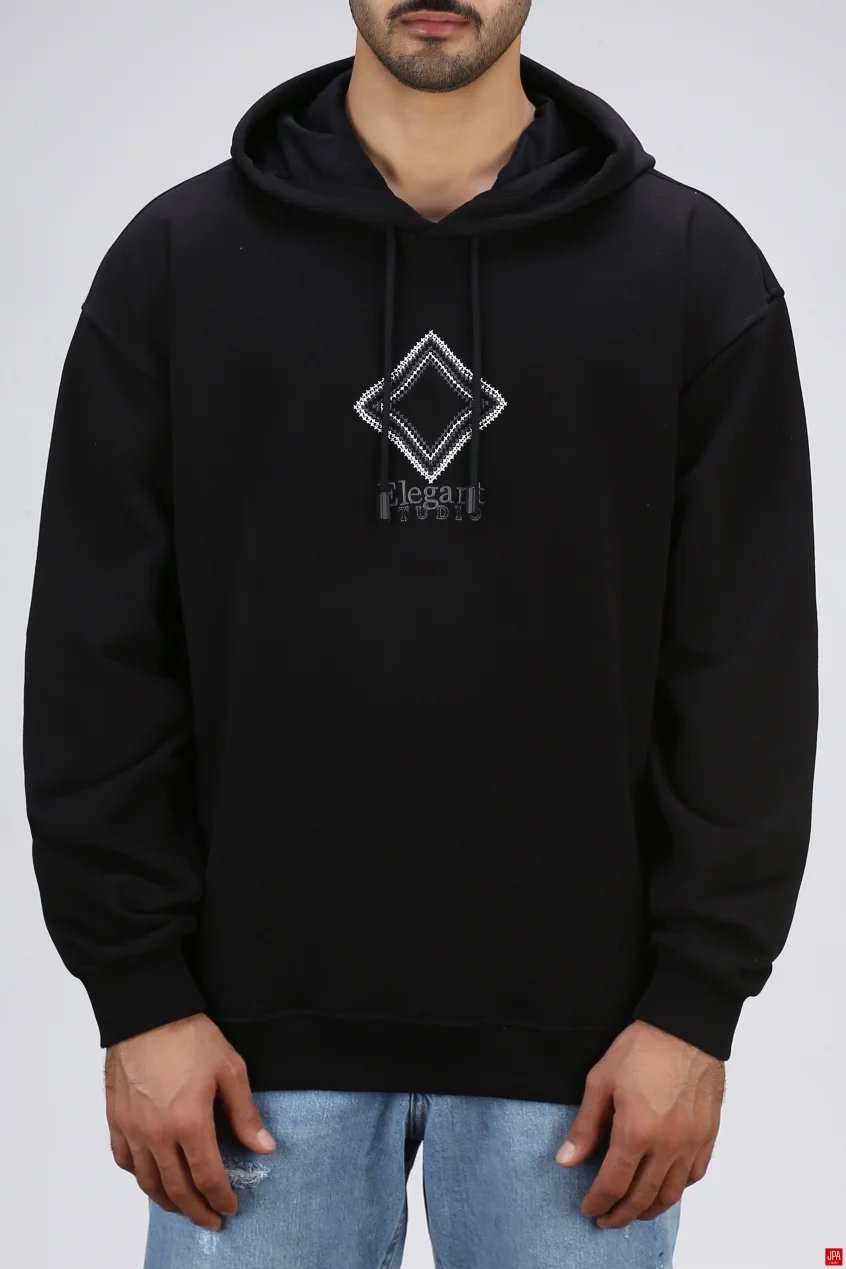 هودی مردانه دورس مشکی جی پی ای JPA کد 03122