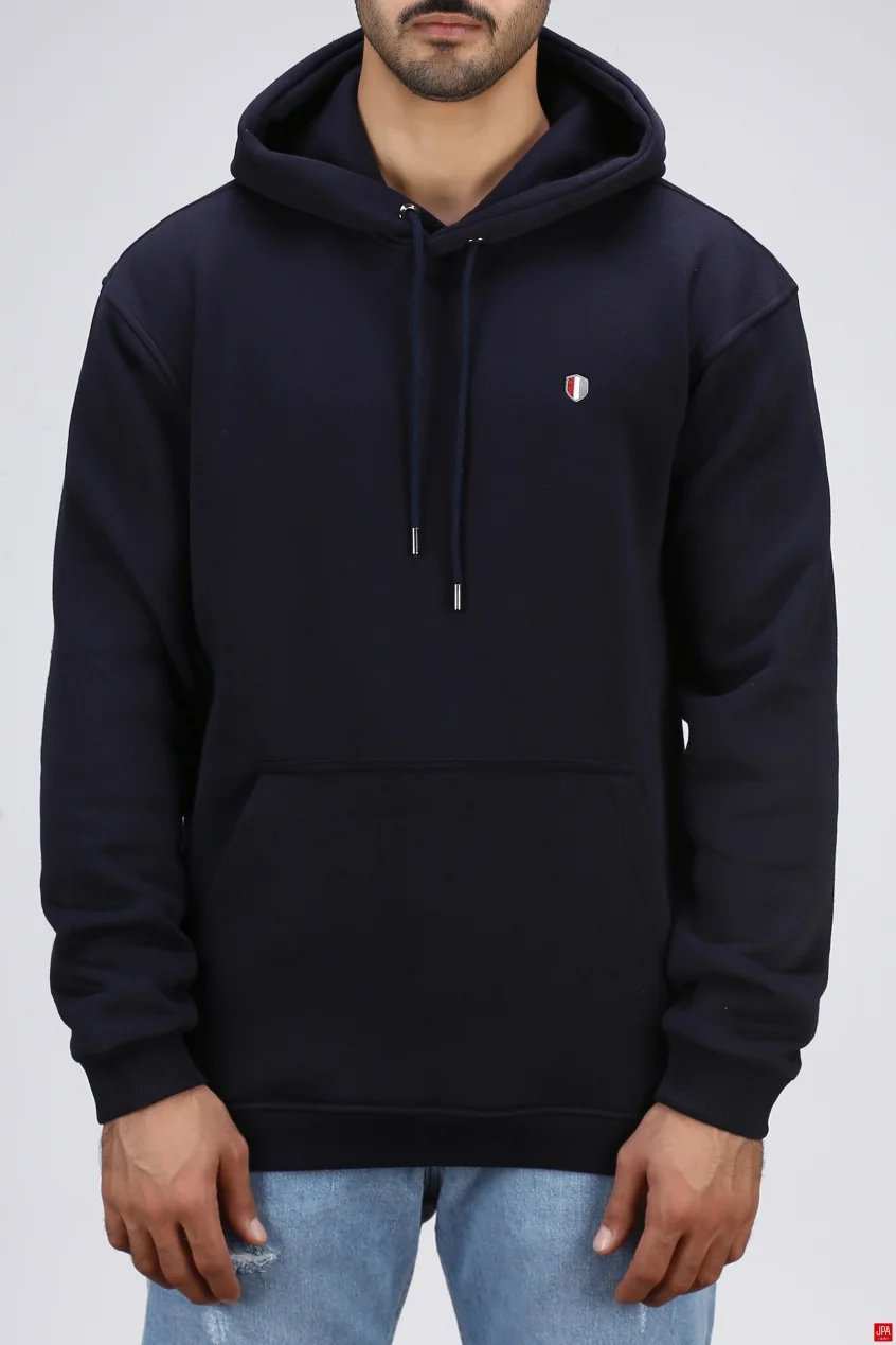 هودی مردانه دورس کلاهدار مشکی جی پی ای JPA کد 03142