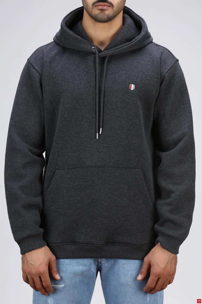 هودی مردانه دورس کلاهدار مشکی جی پی ای JPA کد 03142