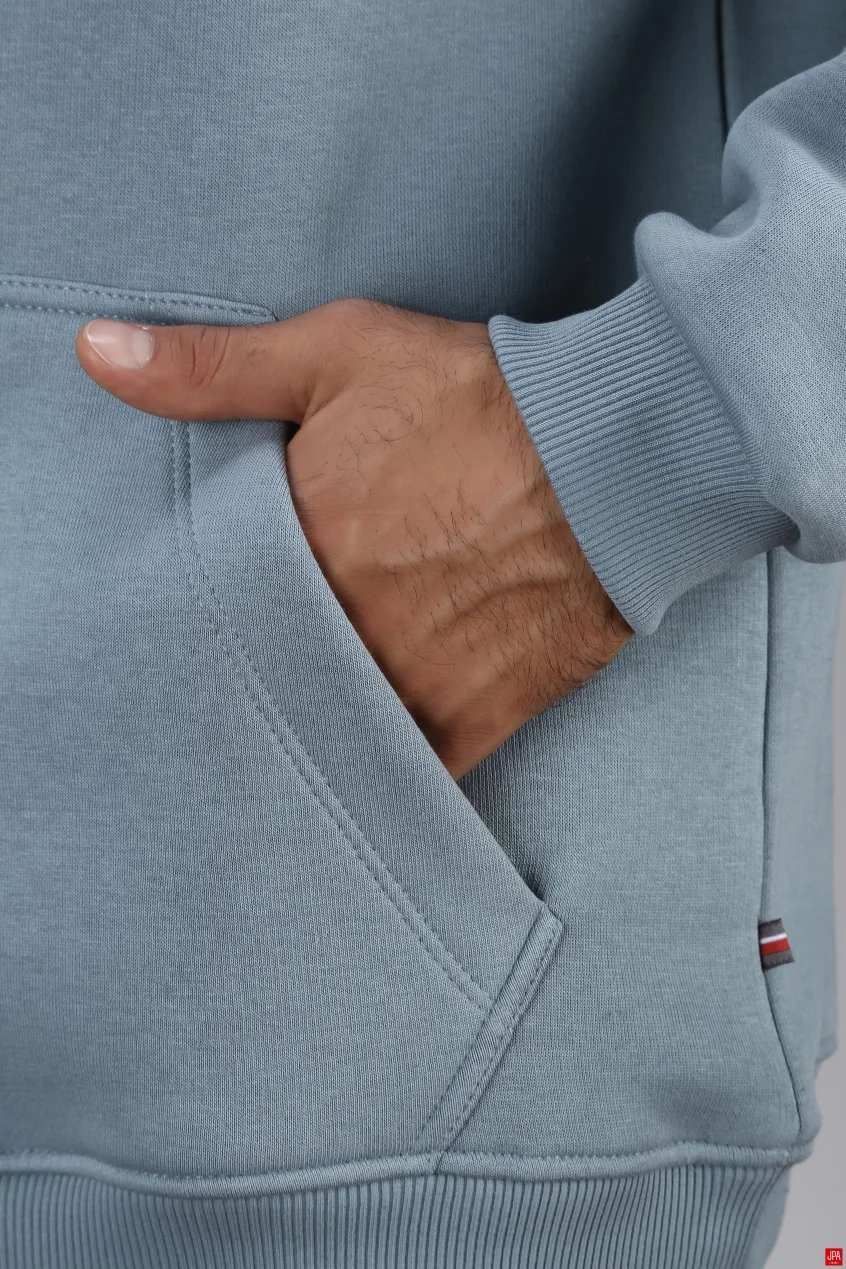 هودی مردانه دورس کلاهدار مشکی جی پی ای JPA کد 03142