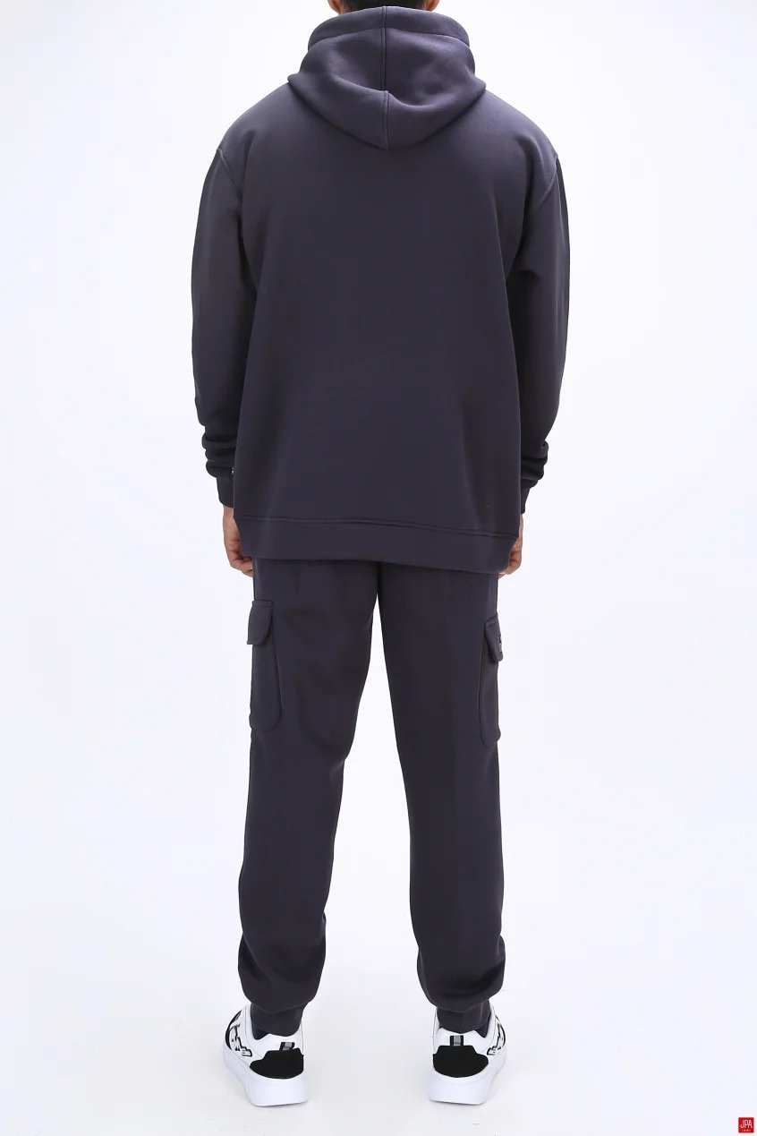 ست هودی و شلوار مردانه دورس مشکی جی پی ای JPA کد 03109