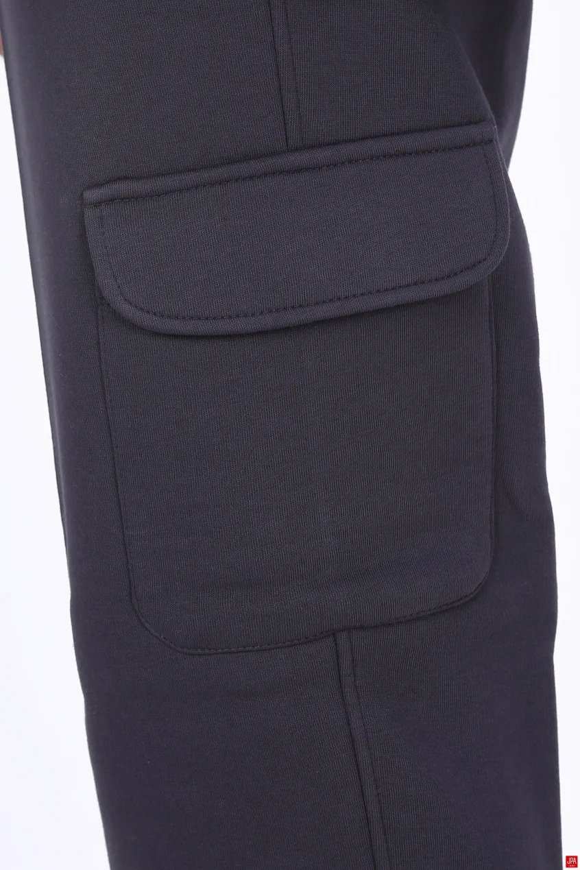 ست هودی و شلوار مردانه دورس مشکی جی پی ای JPA کد 03109