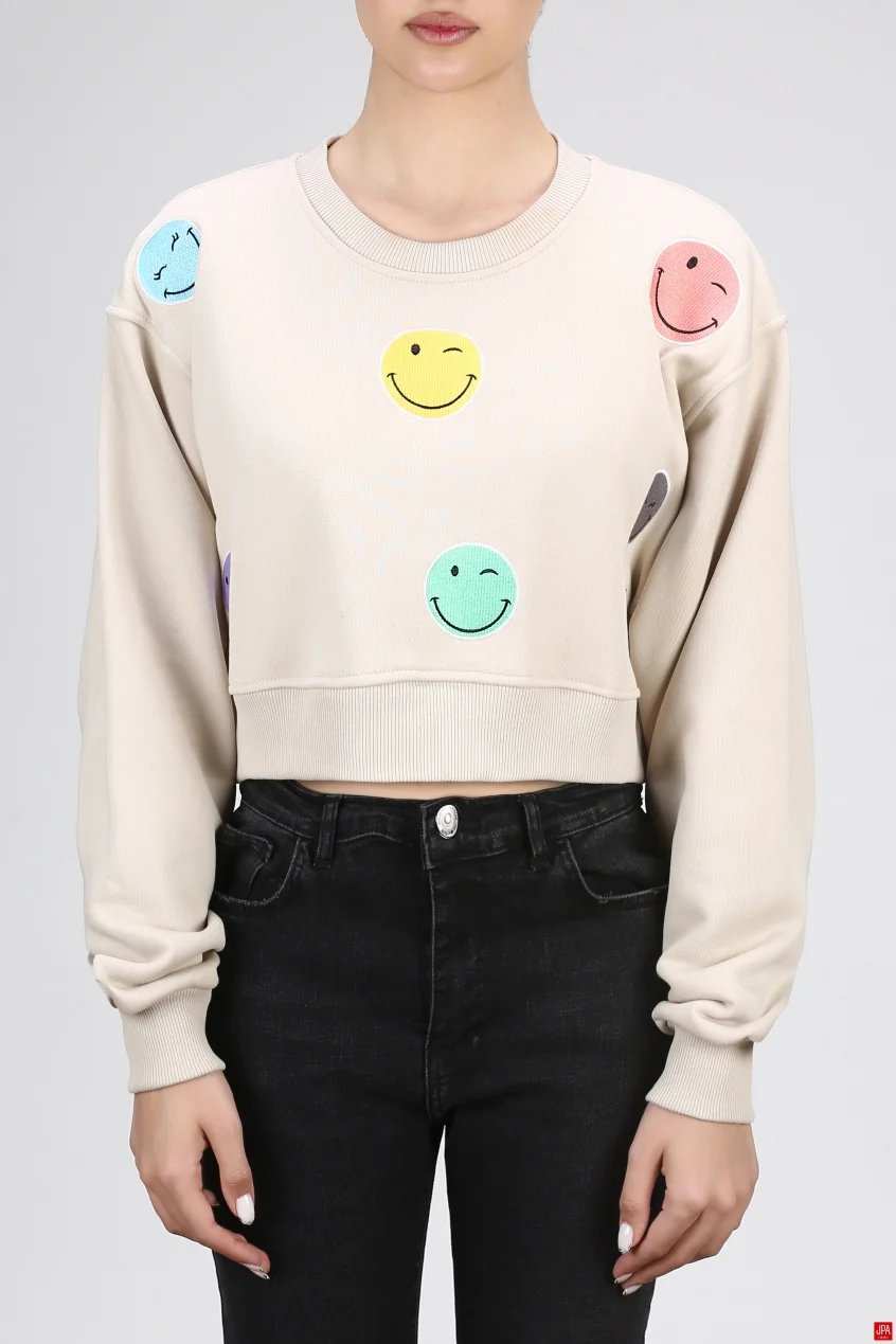 بلوز زنانه کراپ جی پی ای JPA کد 03139