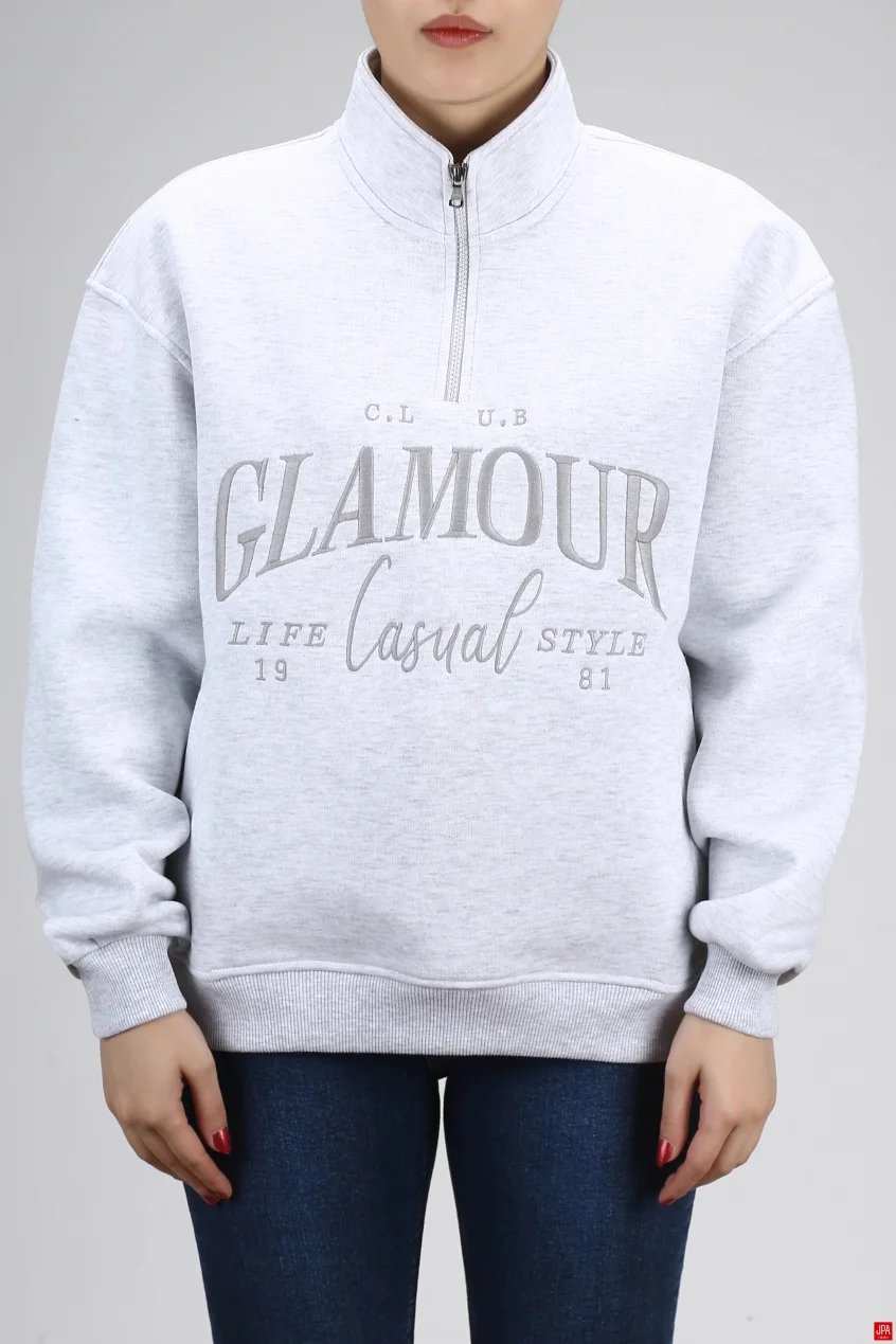 بلوز زنانه دورس نیم زیپ جی پی ای JPA کد 03115