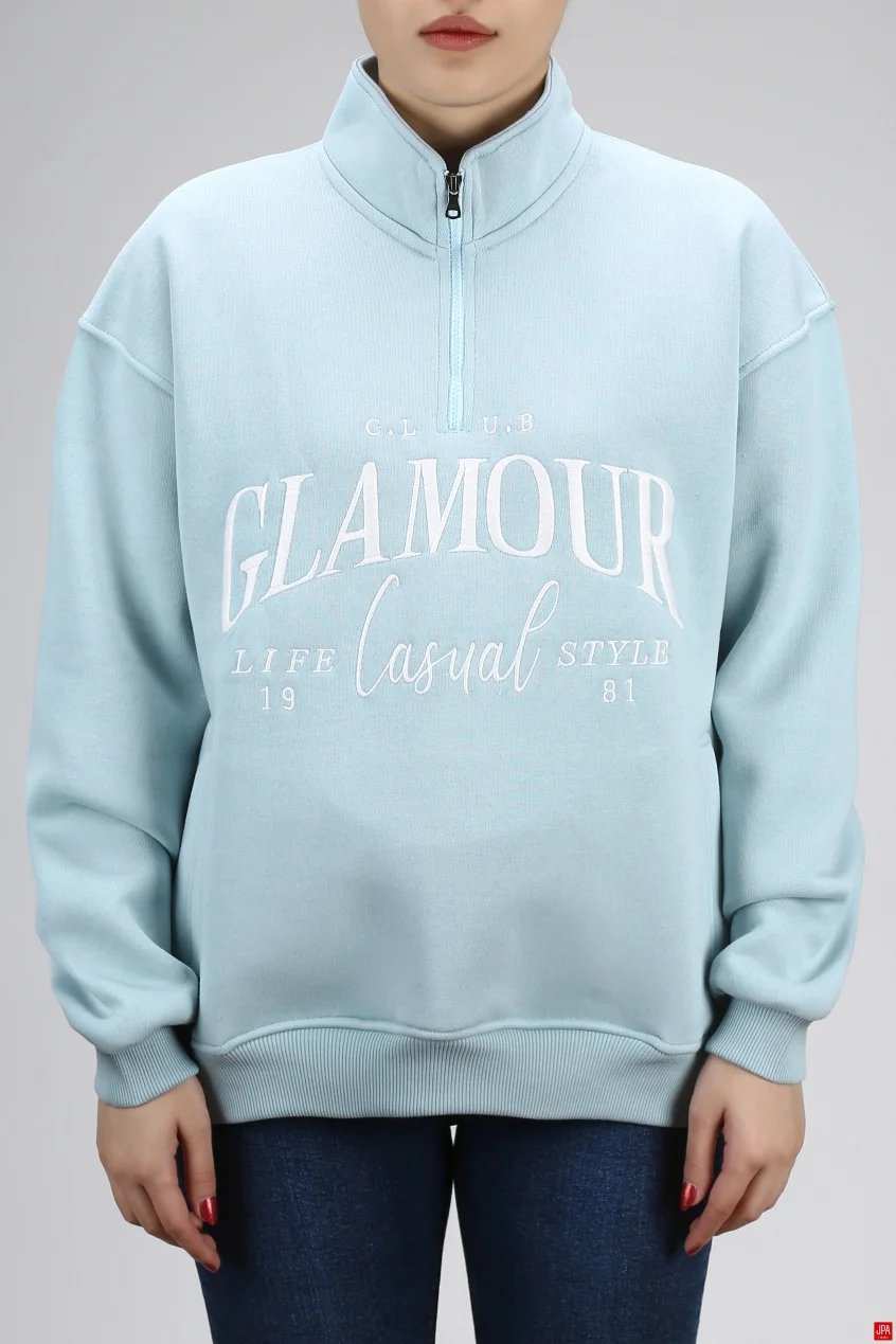 بلوز زنانه دورس نیم زیپ جی پی ای JPA کد 03115