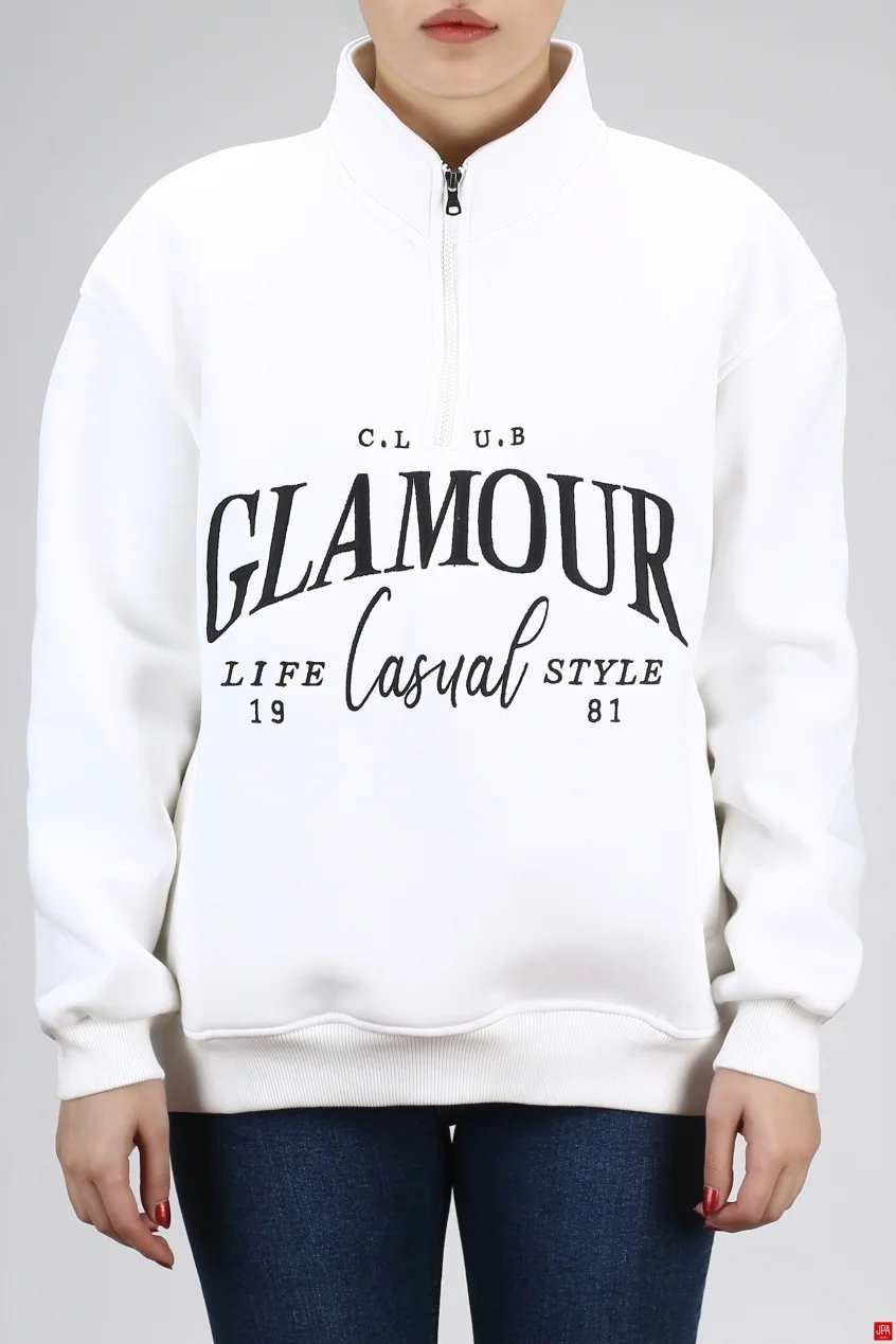 بلوز زنانه دورس نیم زیپ جی پی ای JPA کد 03115