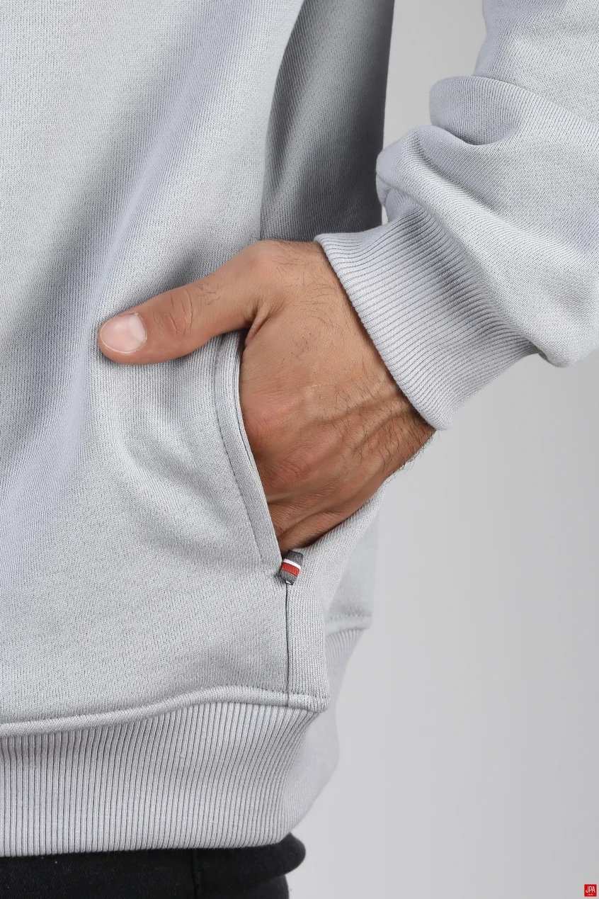 هودی مردانه دورس کلاهدار مشکی جی پی ای JPA کد 03147