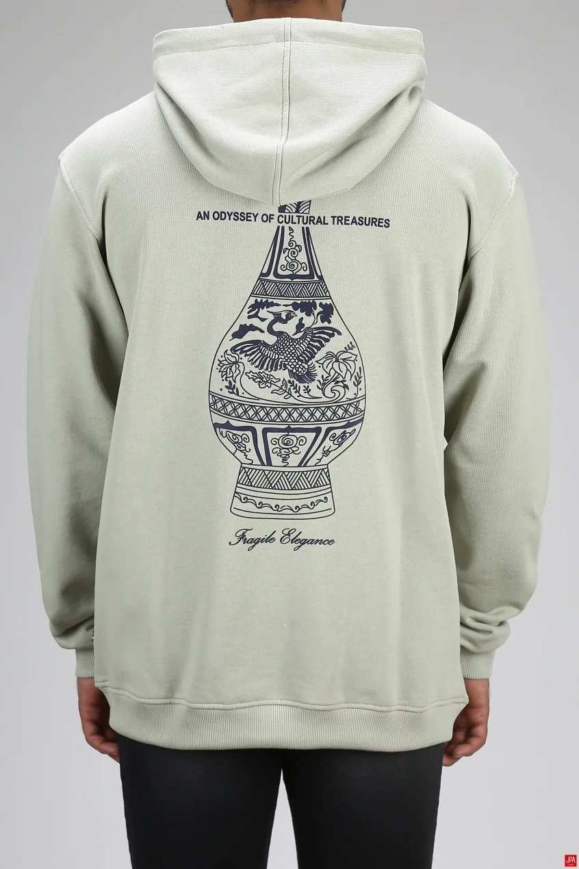 هودی مردانه دورس کلاهدار مشکی جی پی ای JPA کد 03151