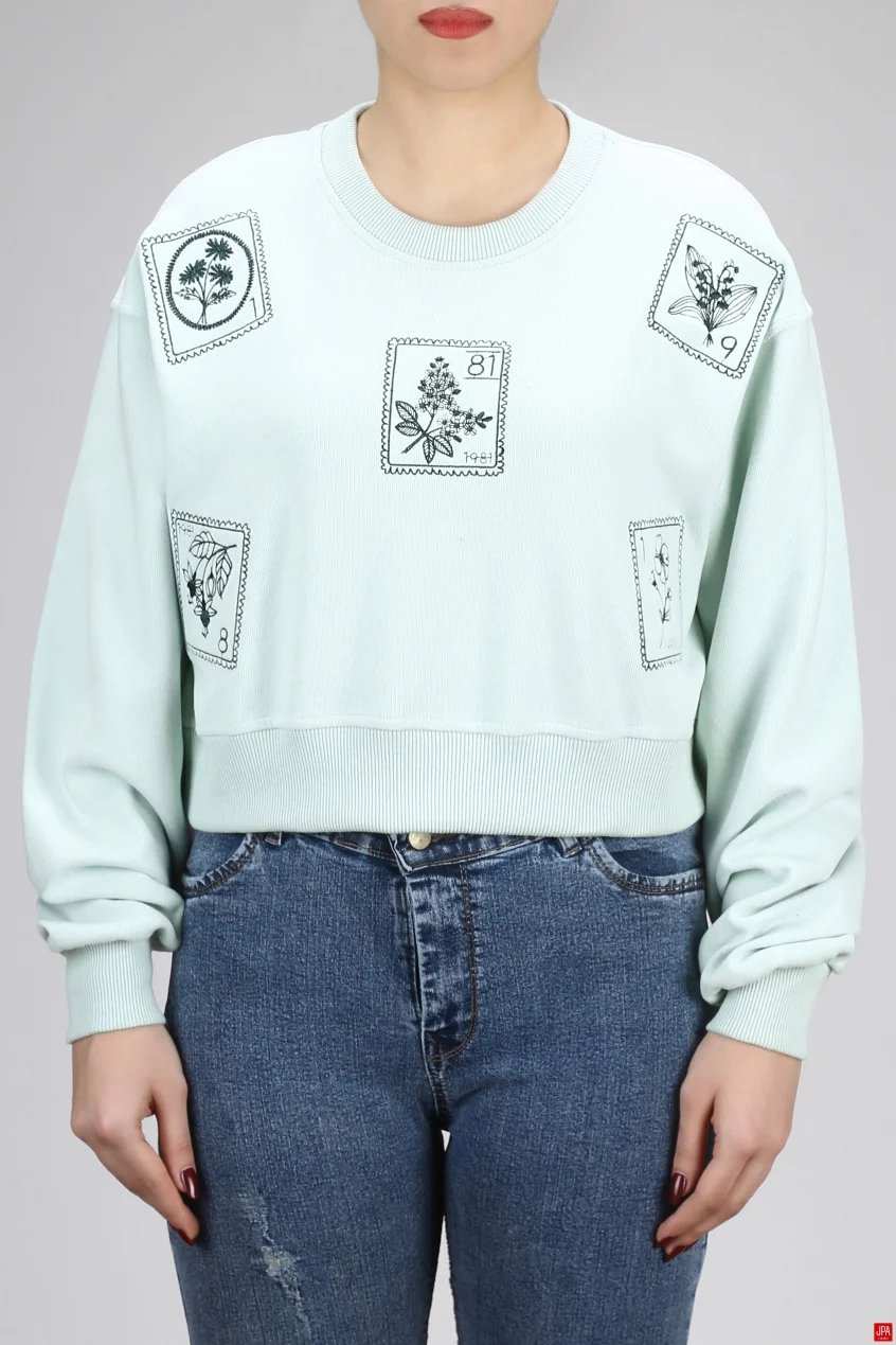 بلوز زنانه کراپ جی پی ای JPA کد 03170