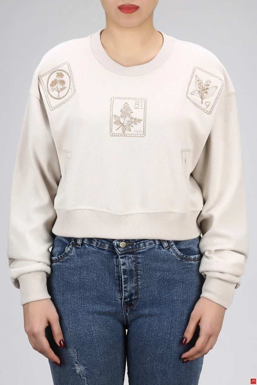 بلوز زنانه کراپ جی پی ای JPA کد 03170