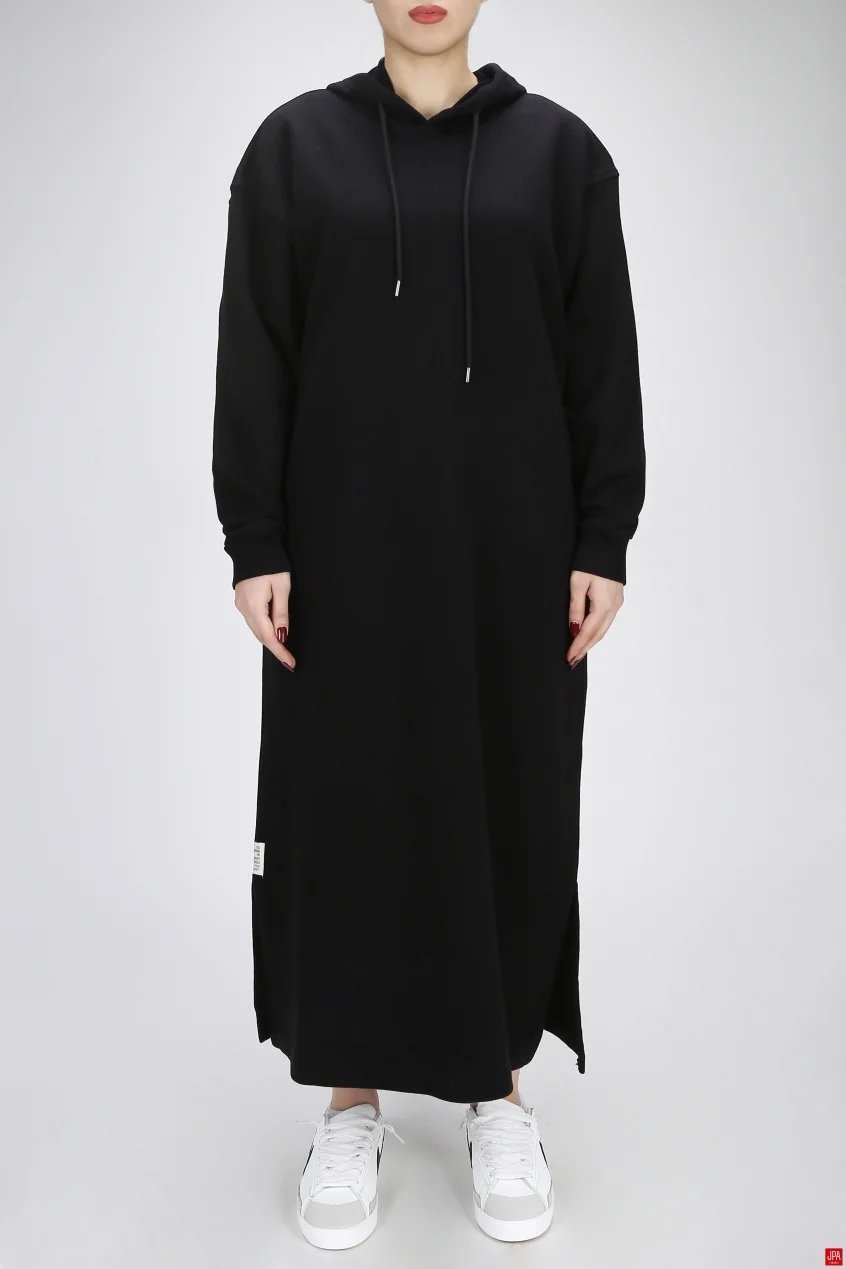 هودی زنانه کلاهدار مشکی جی پی ای JPA کد 03214