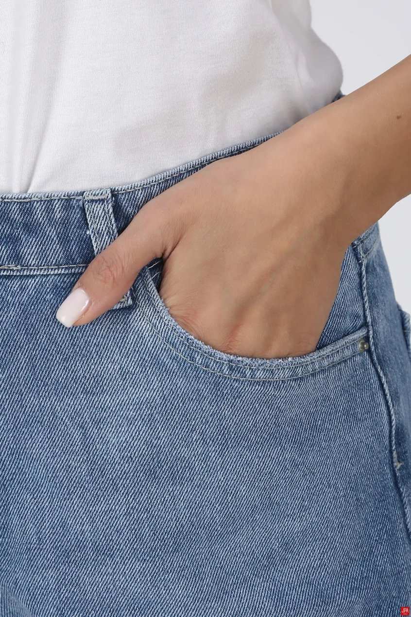 شلوار جین زنانه بگ جی پی ای JPA کد 03305