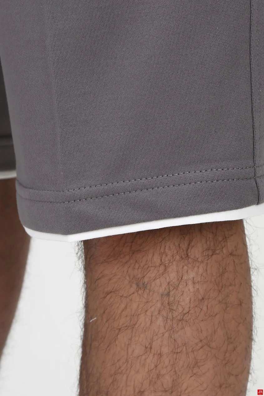 ست تی شرت و شلوارک مردانه راحتی مشکی جی پی ای JPA کد 03205