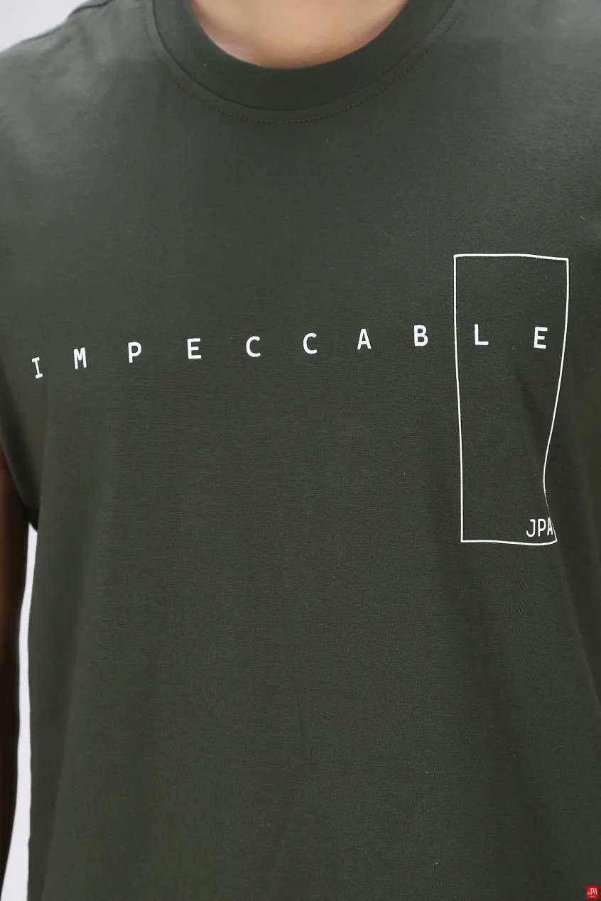 ست تاپ حلقه ای و شلوارک مردانه راحتی مشکی جی پی ای JPA کد 03228