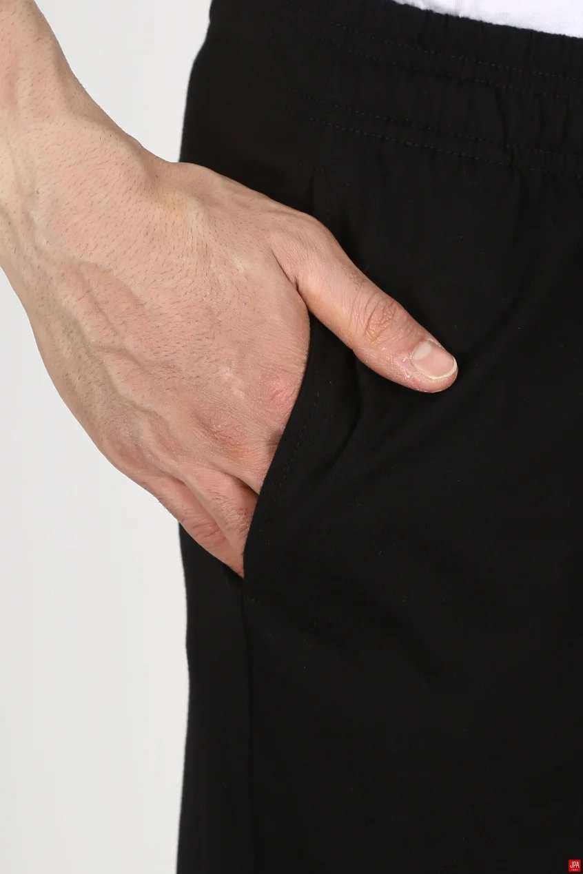 شلوارک راحتی مردانه مشکی جی پی ای JPA کد 03220