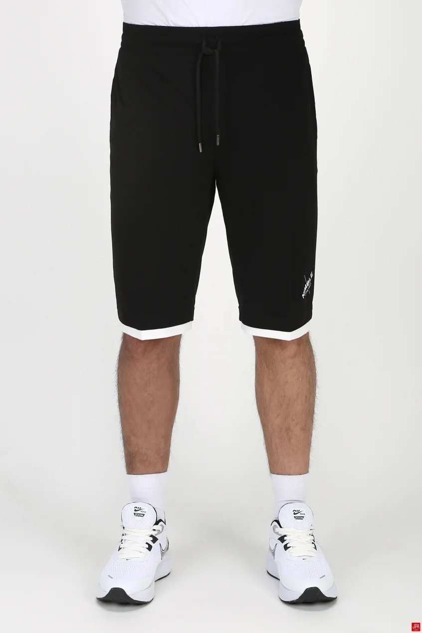 شلوارک راحتی مردانه مشکی جی پی ای JPA کد 03222