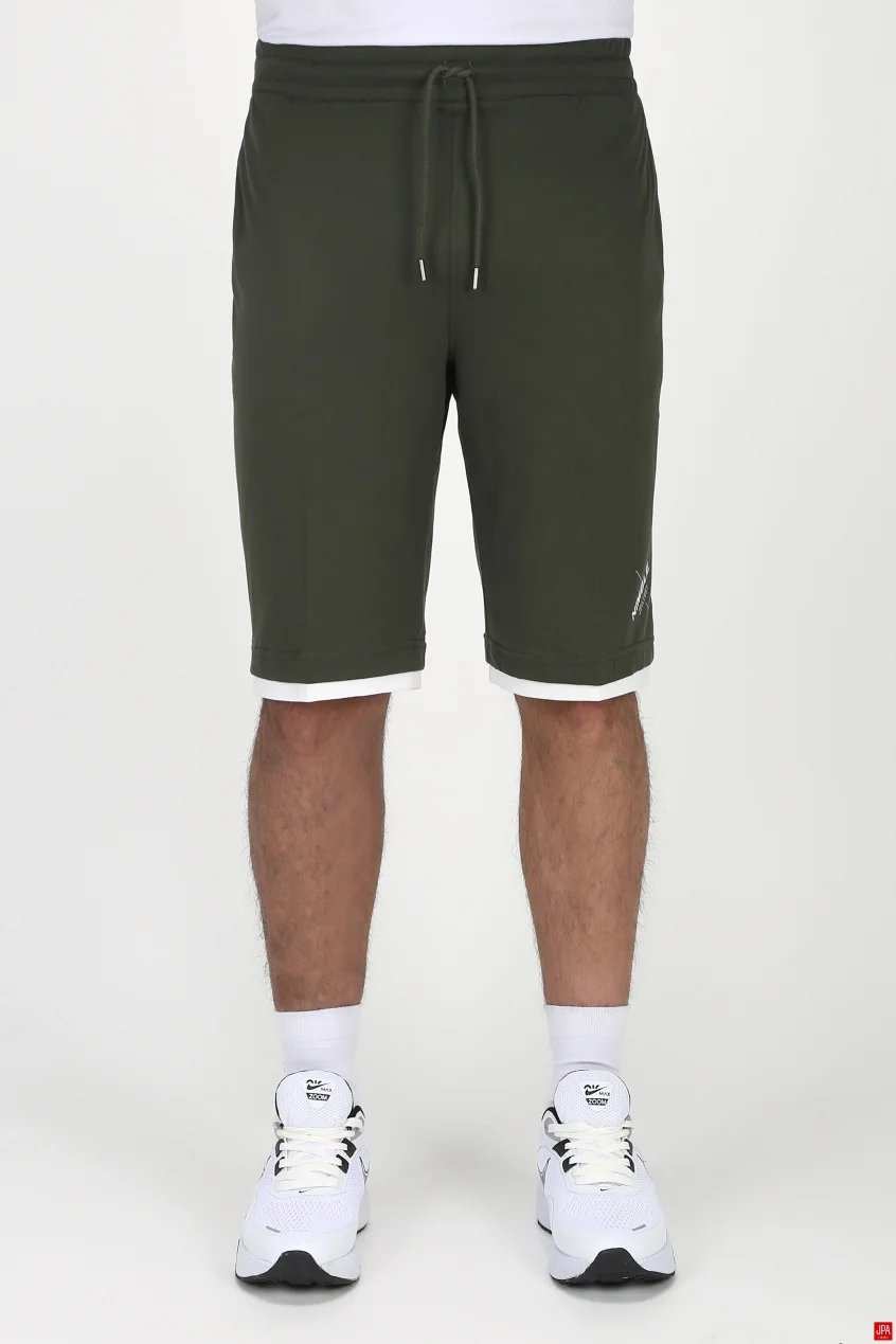 شلوارک راحتی مردانه مشکی جی پی ای JPA کد 03222