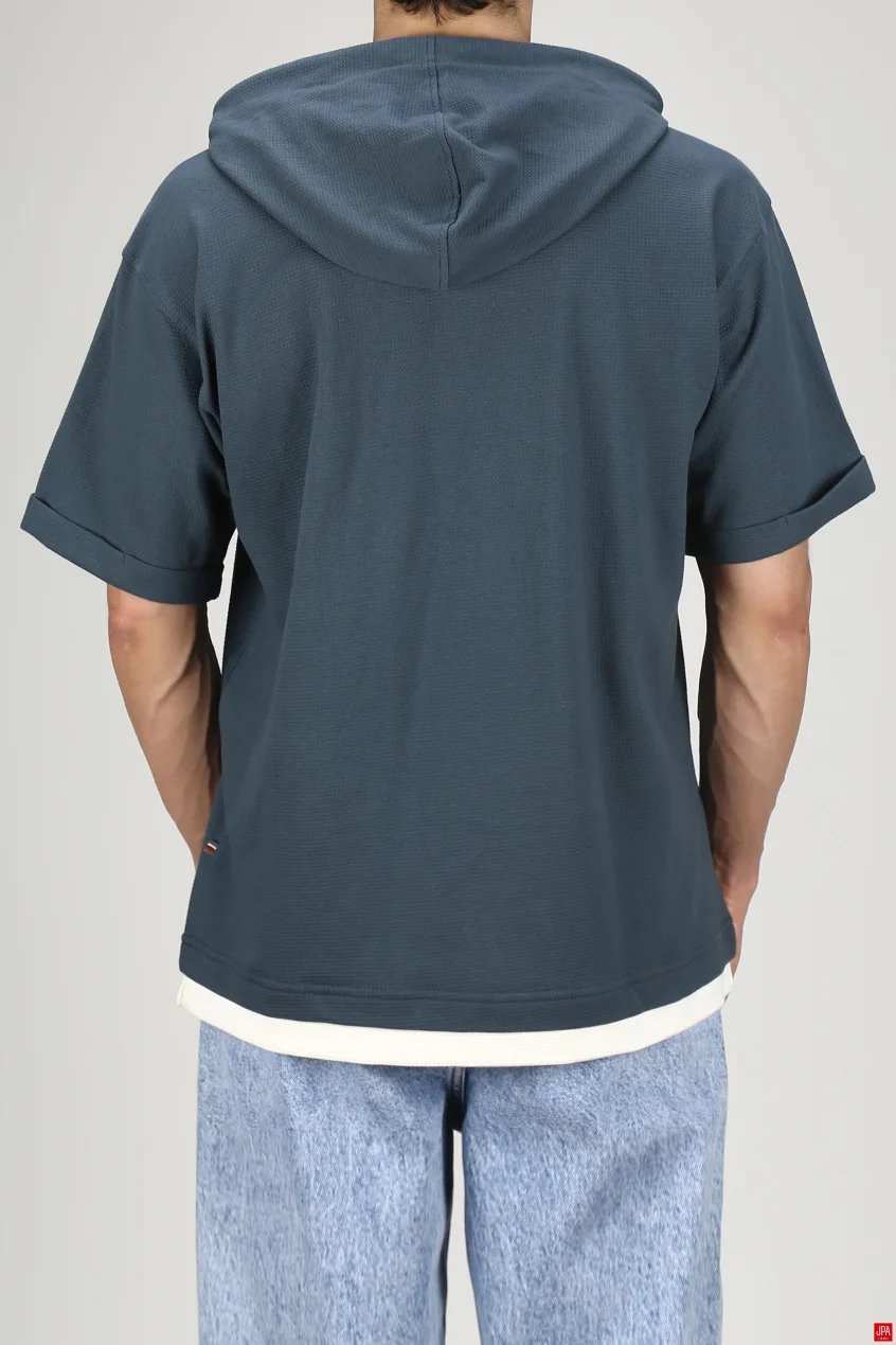 تی شرت مردانه کلاهدار مشکی جی پی ای JPA کد 03278