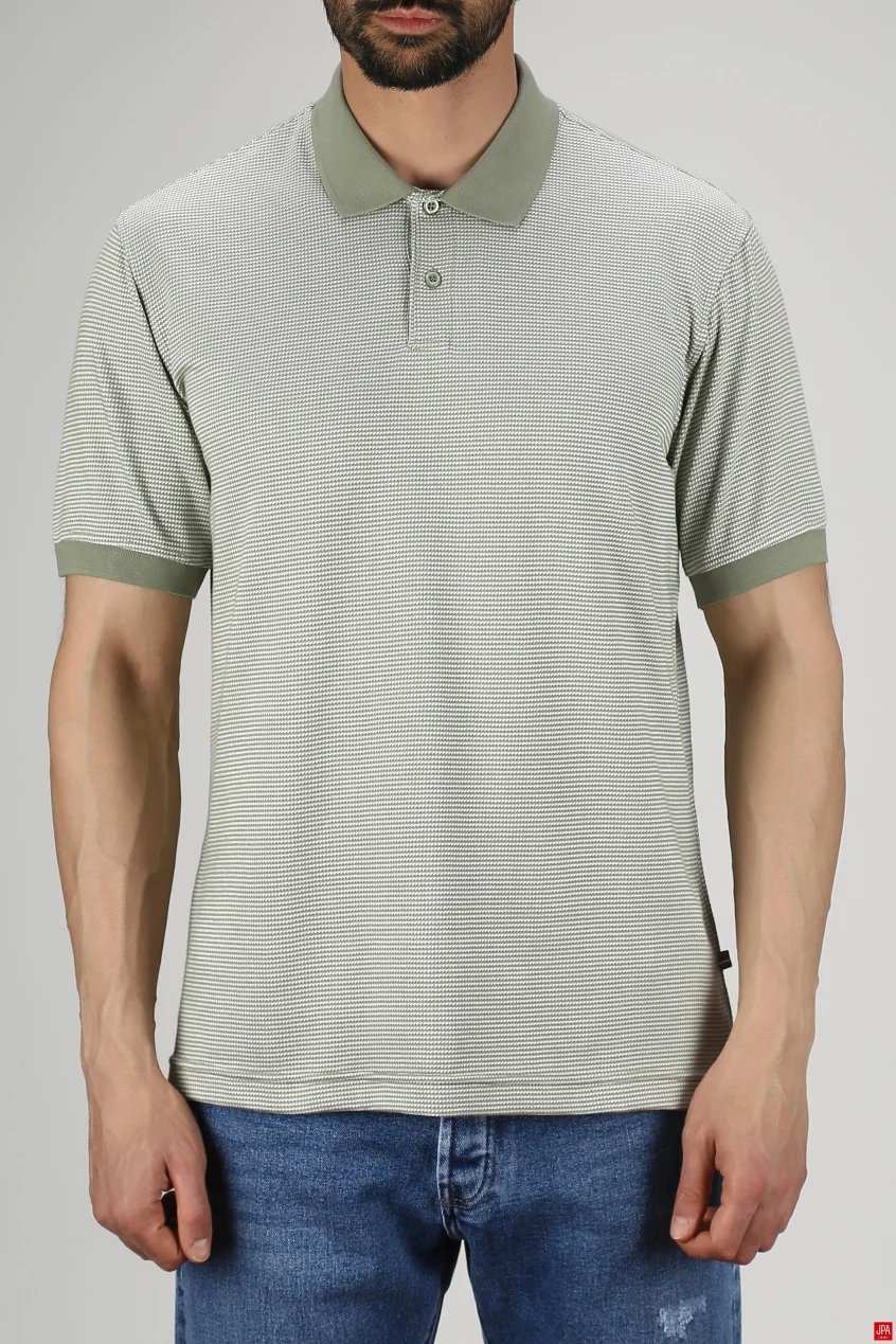 پولوشرت مردانه سرمه ای جی پی ای JPA کد 03247