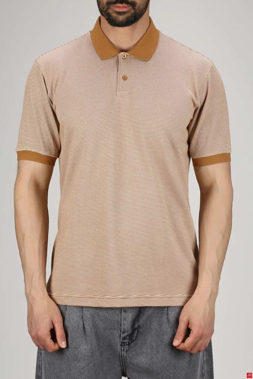 پولوشرت مردانه سرمه ای جی پی ای JPA کد 03247