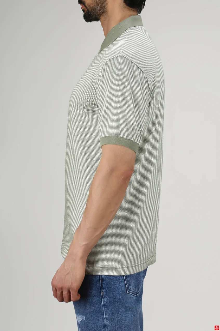 پولوشرت مردانه سرمه ای جی پی ای JPA کد 03247