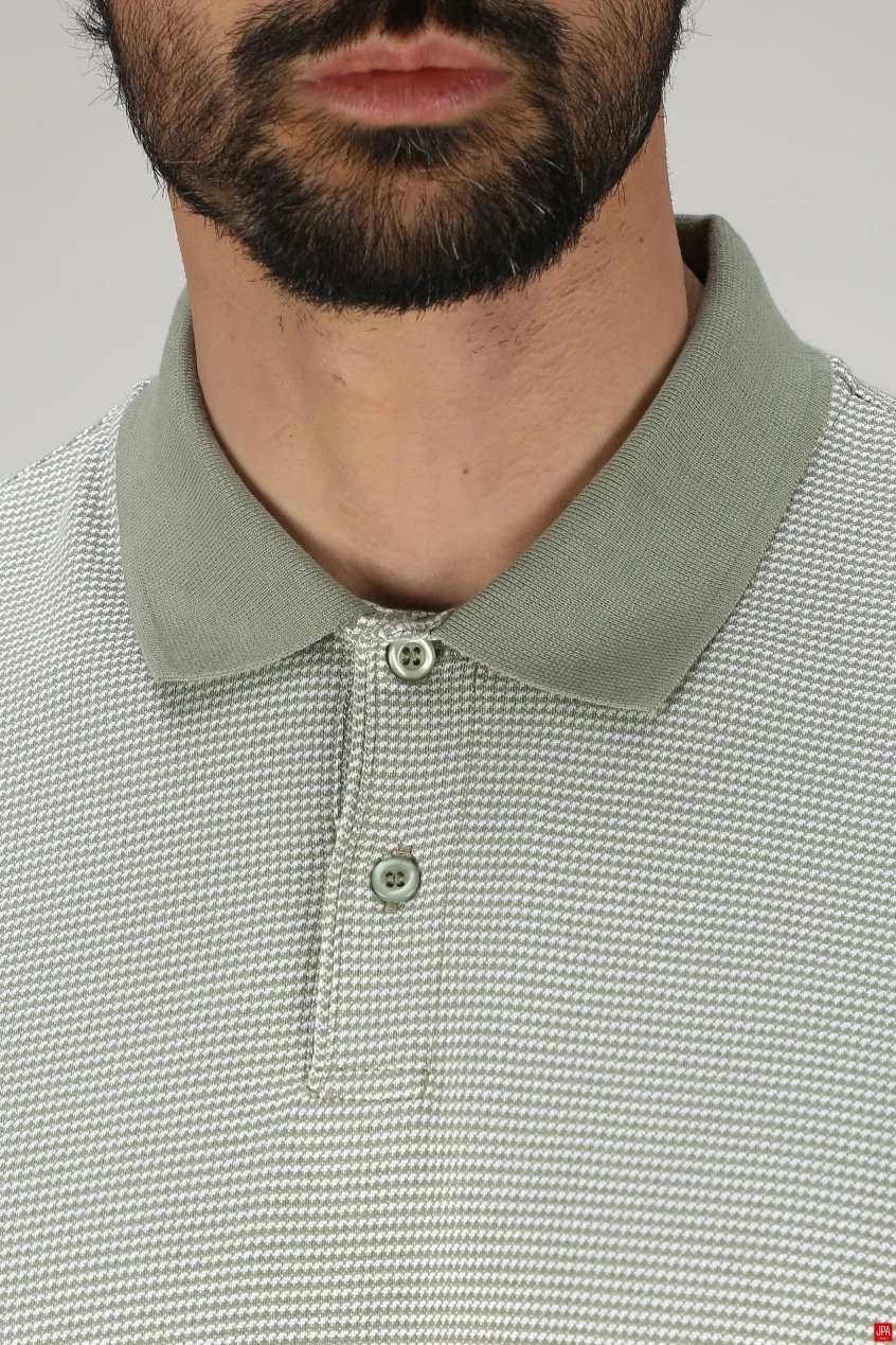 پولوشرت مردانه سرمه ای جی پی ای JPA کد 03247