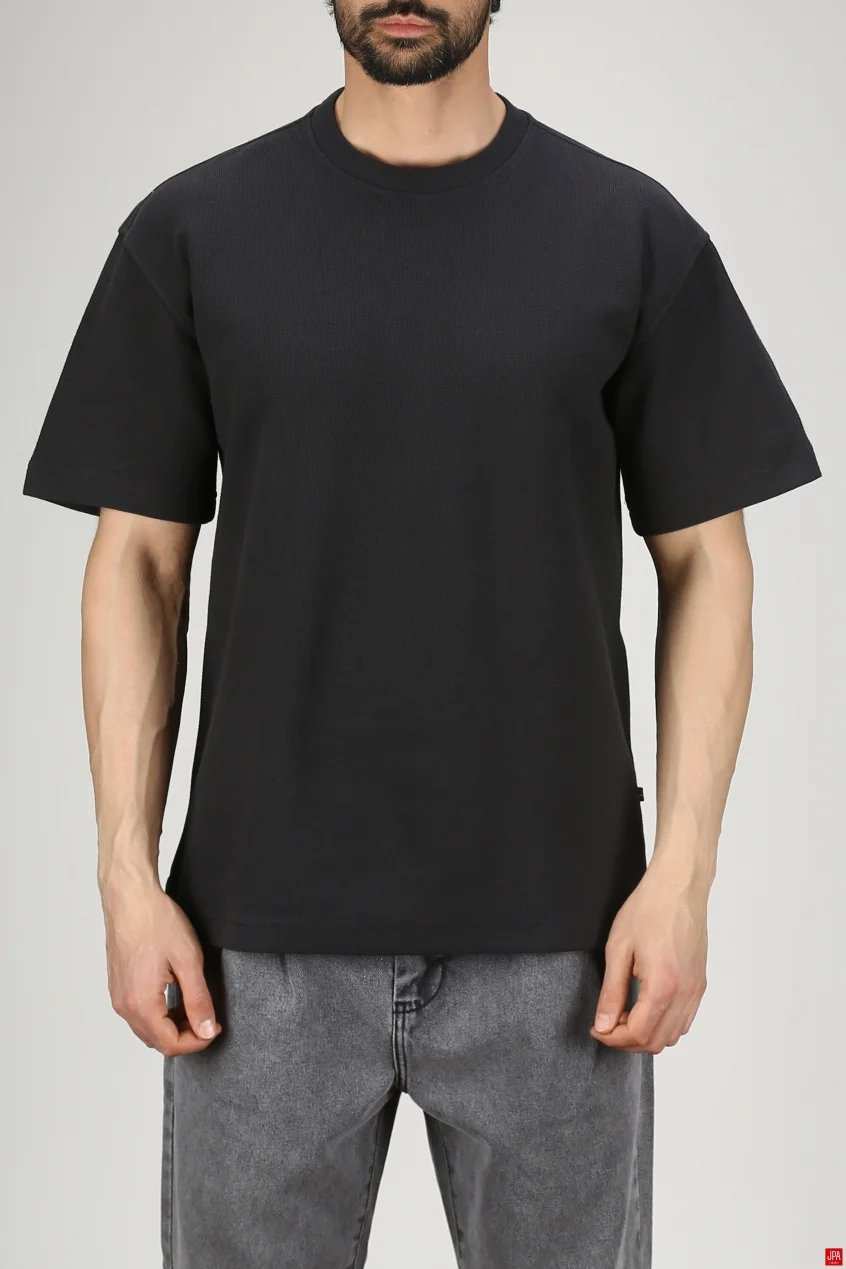 تی شرت مردانه مشکی جی پی ای JPA کد 03289
