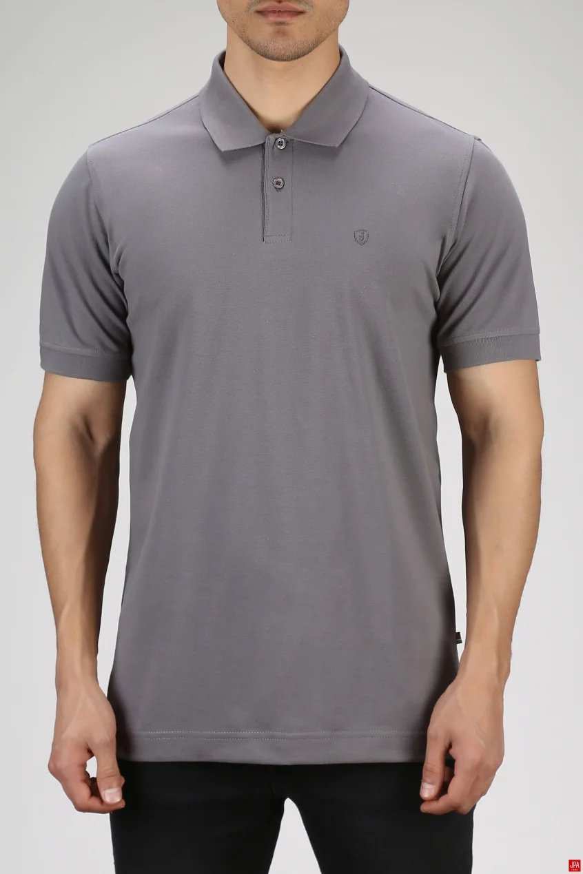 پولوشرت مردانه اسلیم مشکی جی پی ای JPA کد 03199