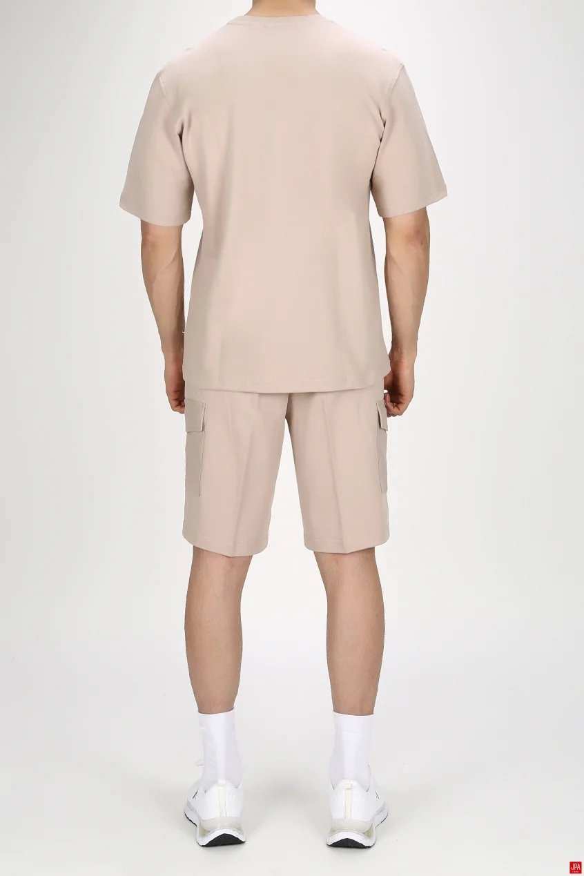 تیشرت شلوارک مردانه راحتی طرحدار رگولار جی پی ای JPA کد - 03204
