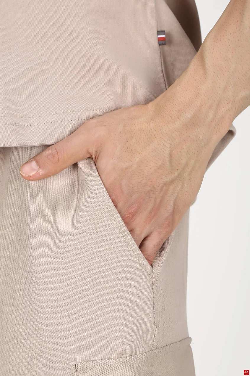 تیشرت شلوارک مردانه راحتی طرحدار رگولار جی پی ای JPA کد - 03204