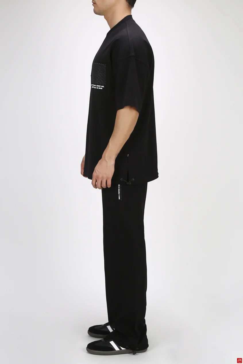 ست تی شرت و شلوار مردانه اسپرت مشکی جی پی ای JPA کد 03274