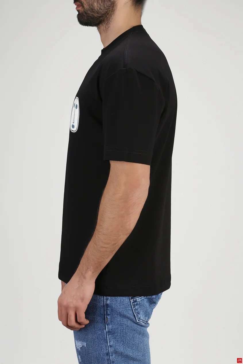 تی شرت مردانه مشکی جی پی ای JPA کد 03269