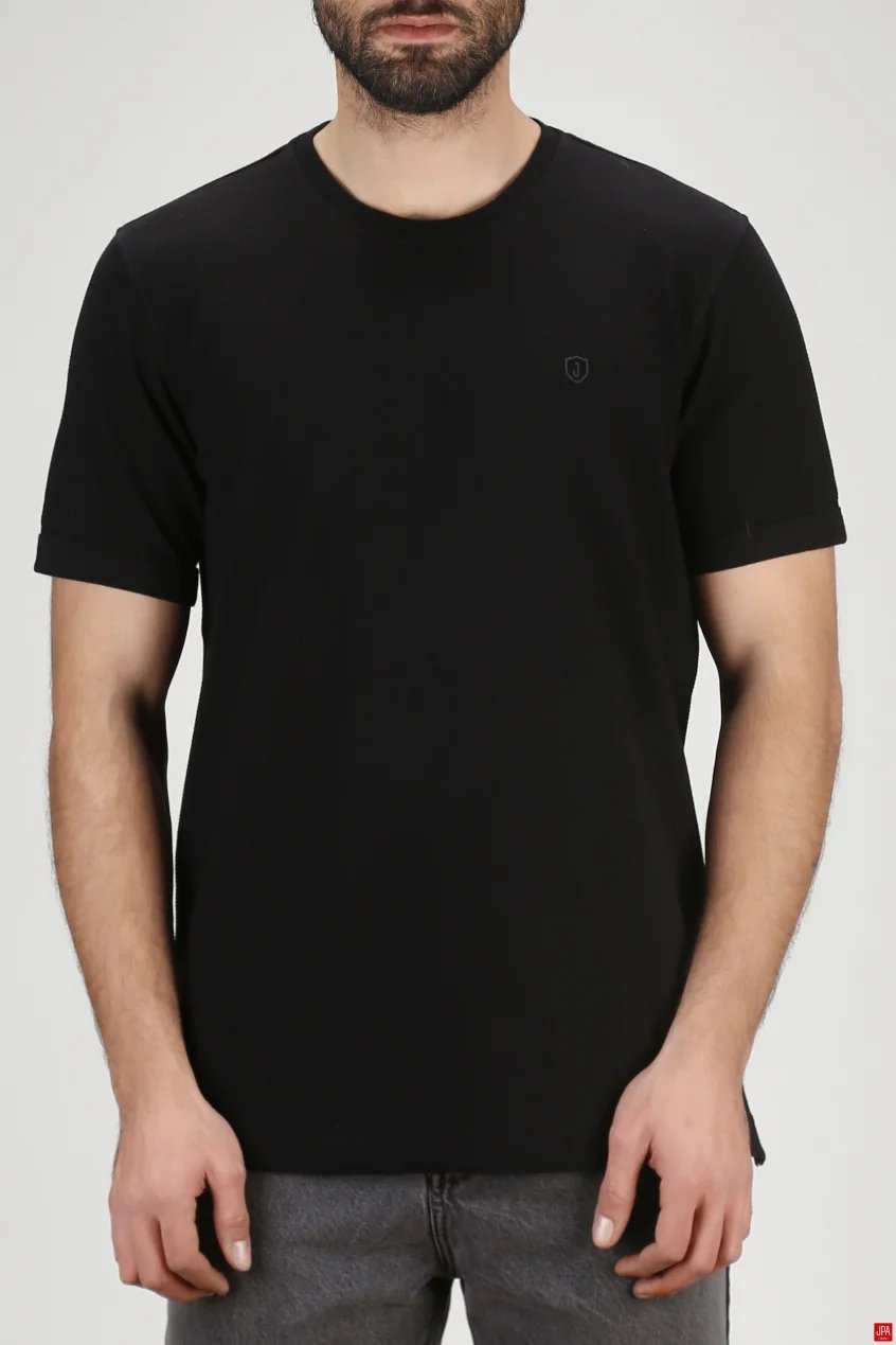 تی شرت مردانه مشکی جی پی ای JPA کد 03279