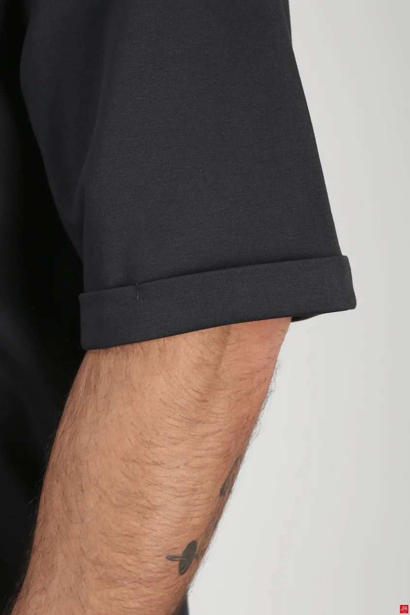 تی شرت مردانه کلاهدار مشکی جی پی ای JPA کد 03271