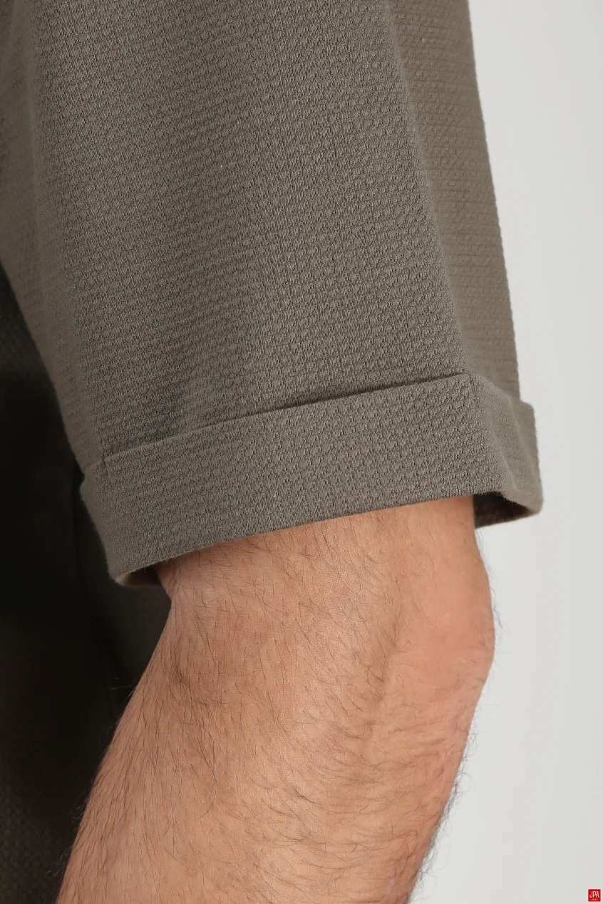 پیراهن مردانه مشکی جی پی ای JPA کد 03281