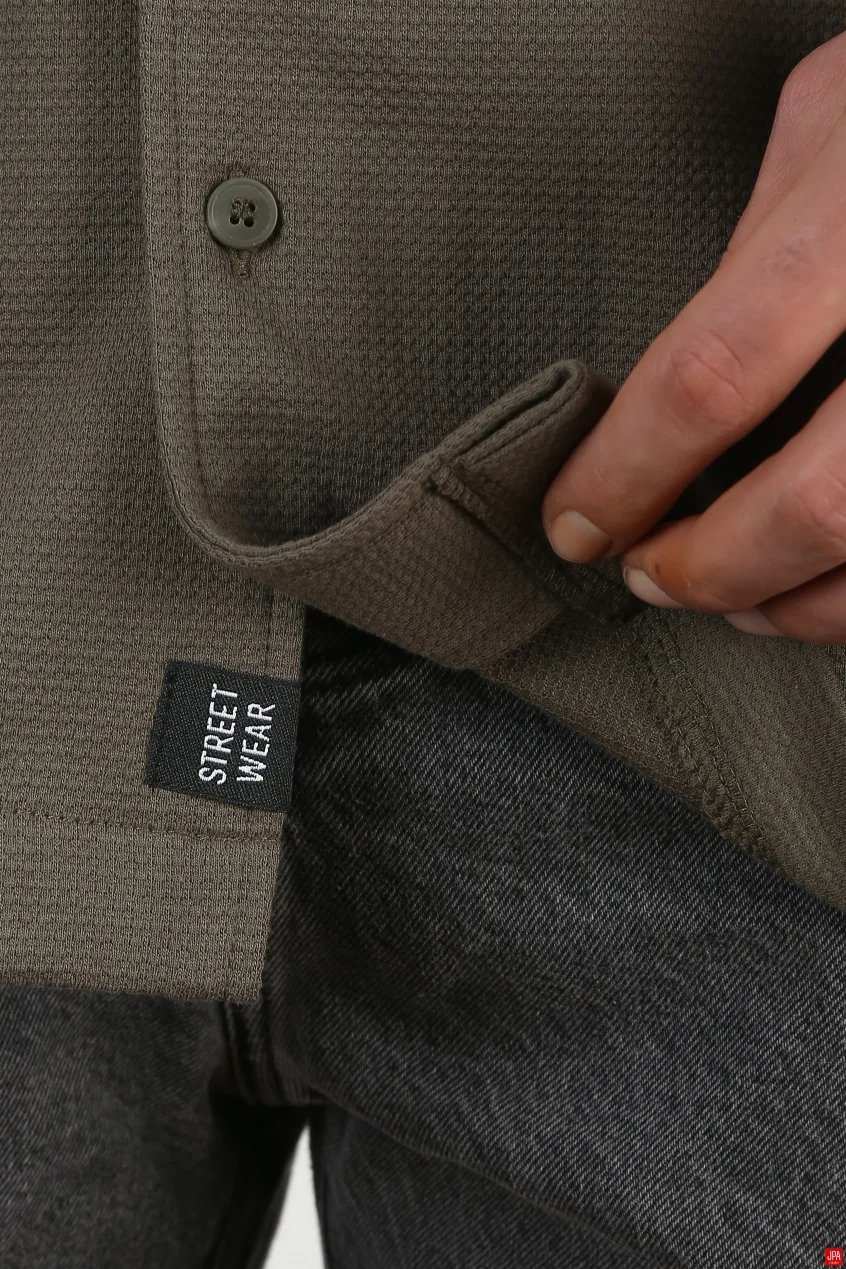 پیراهن مردانه مشکی جی پی ای JPA کد 03281