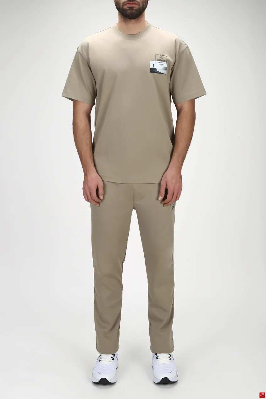 ست تی شرت و شلوار مردانه اسپرت سبز روشن جی پی ای JPA کد 03273
