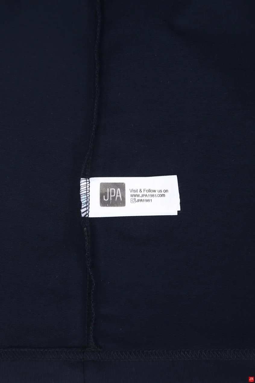 ست تی شرت و شلوارک مردانه اسپرت سرمه ای جی پی ای JPA کد 03340